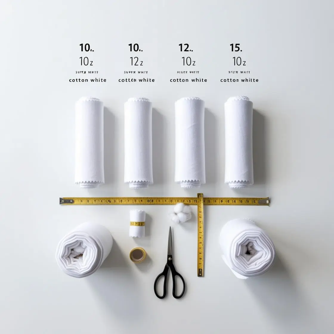 Super white cotton fabric
